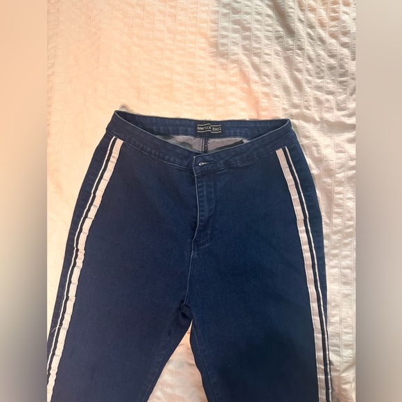Vintage jeans with stripe down side - Picture 1 of 3